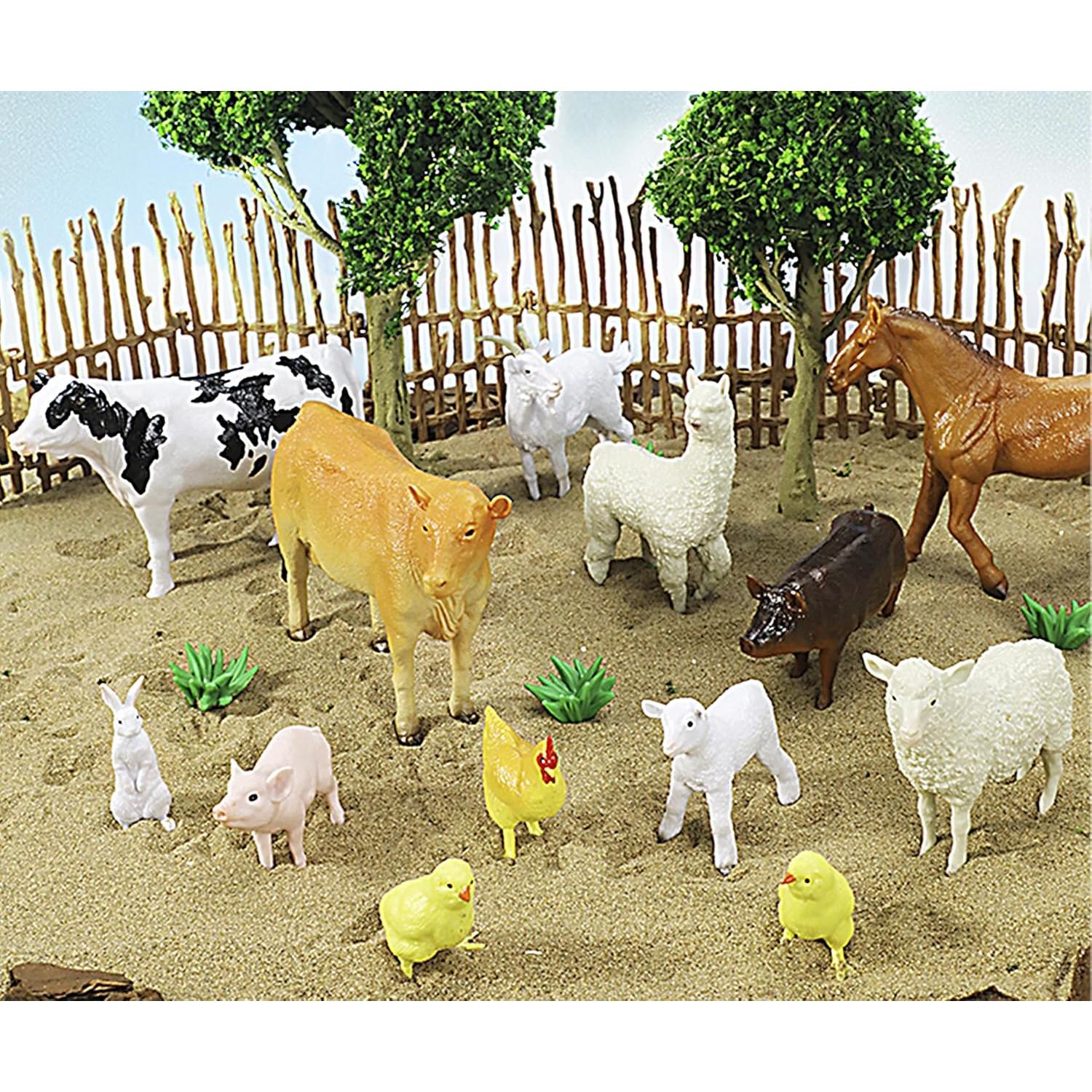 Juego de Figuras de Animales de Granja RECUR 45 Piezas