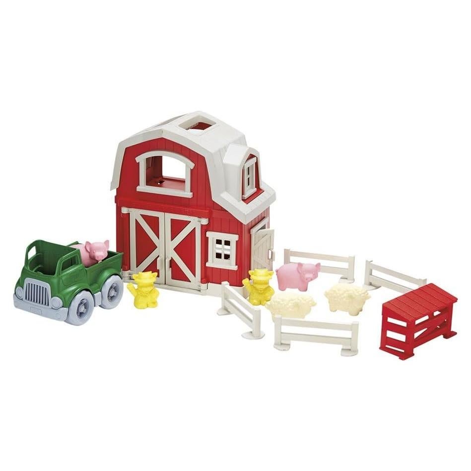 Juego de Granja Green Toys - 13 Piezas para Niños