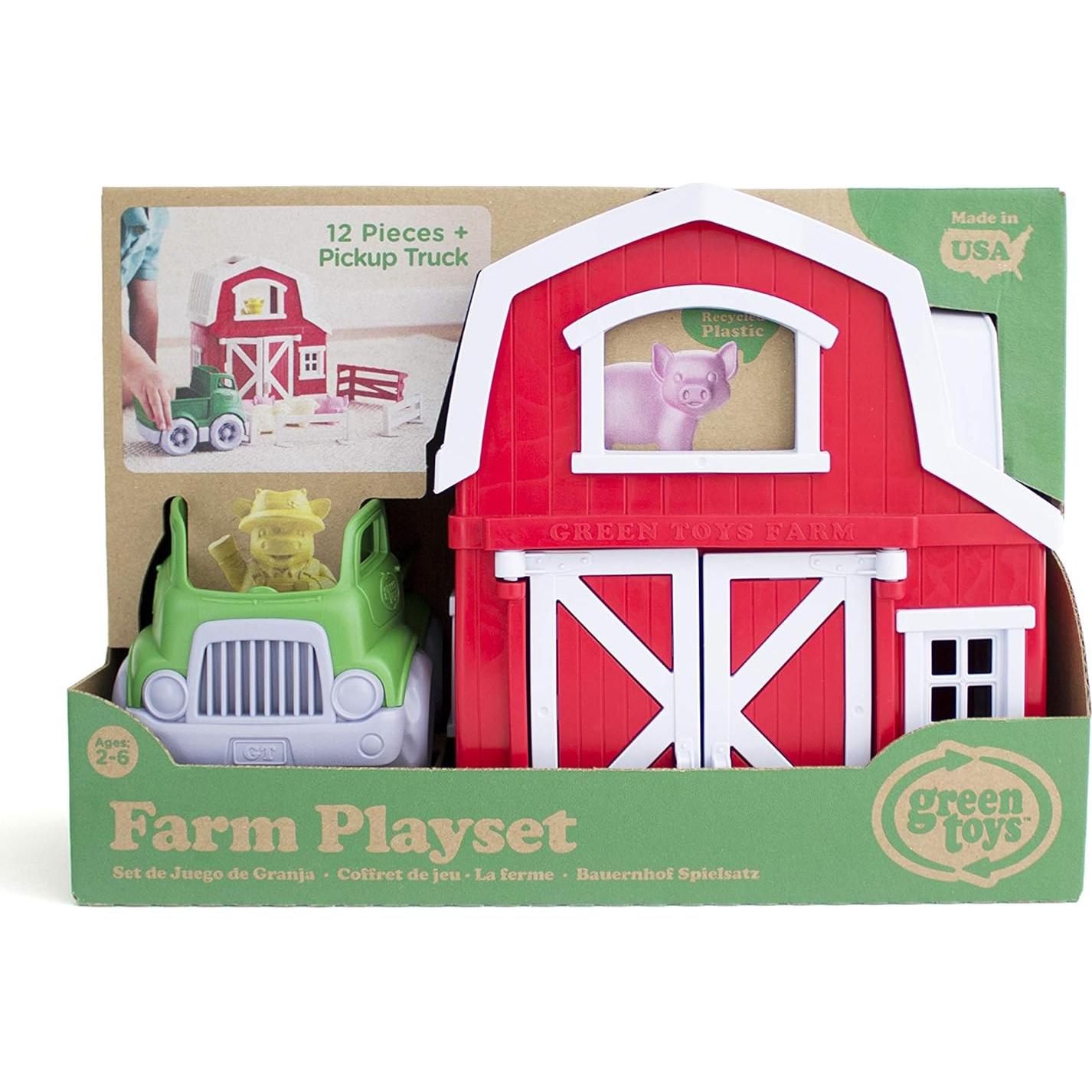 Juego de Granja Green Toys - 13 Piezas para Niños