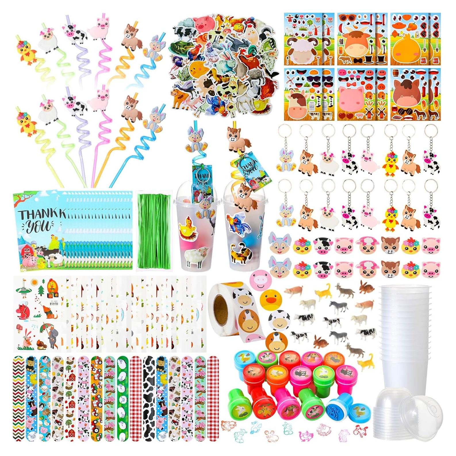 Conjunto Fiesta Animales de Granja 212 Piezas Poen