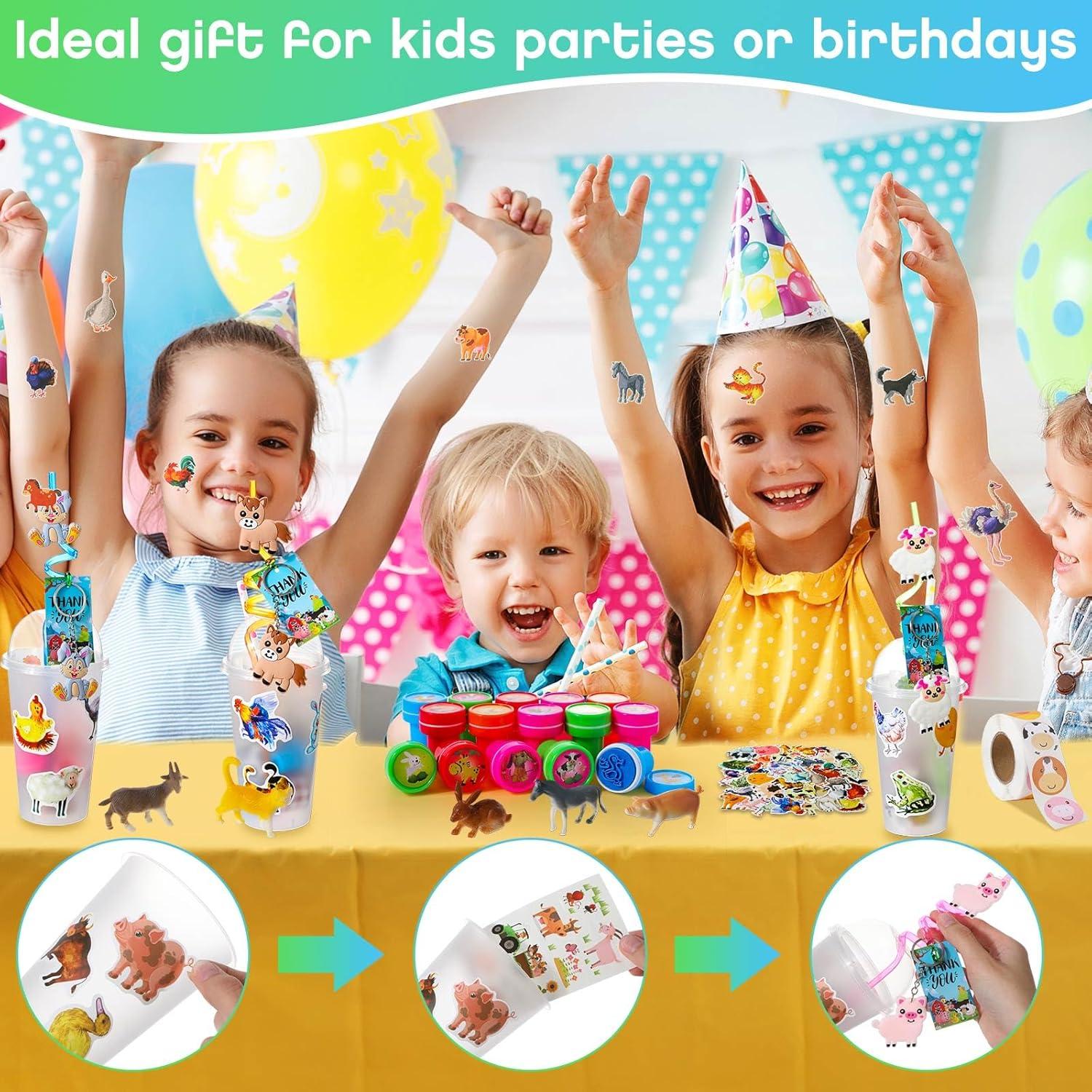 Conjunto Fiesta Animales de Granja 212 Piezas Poen