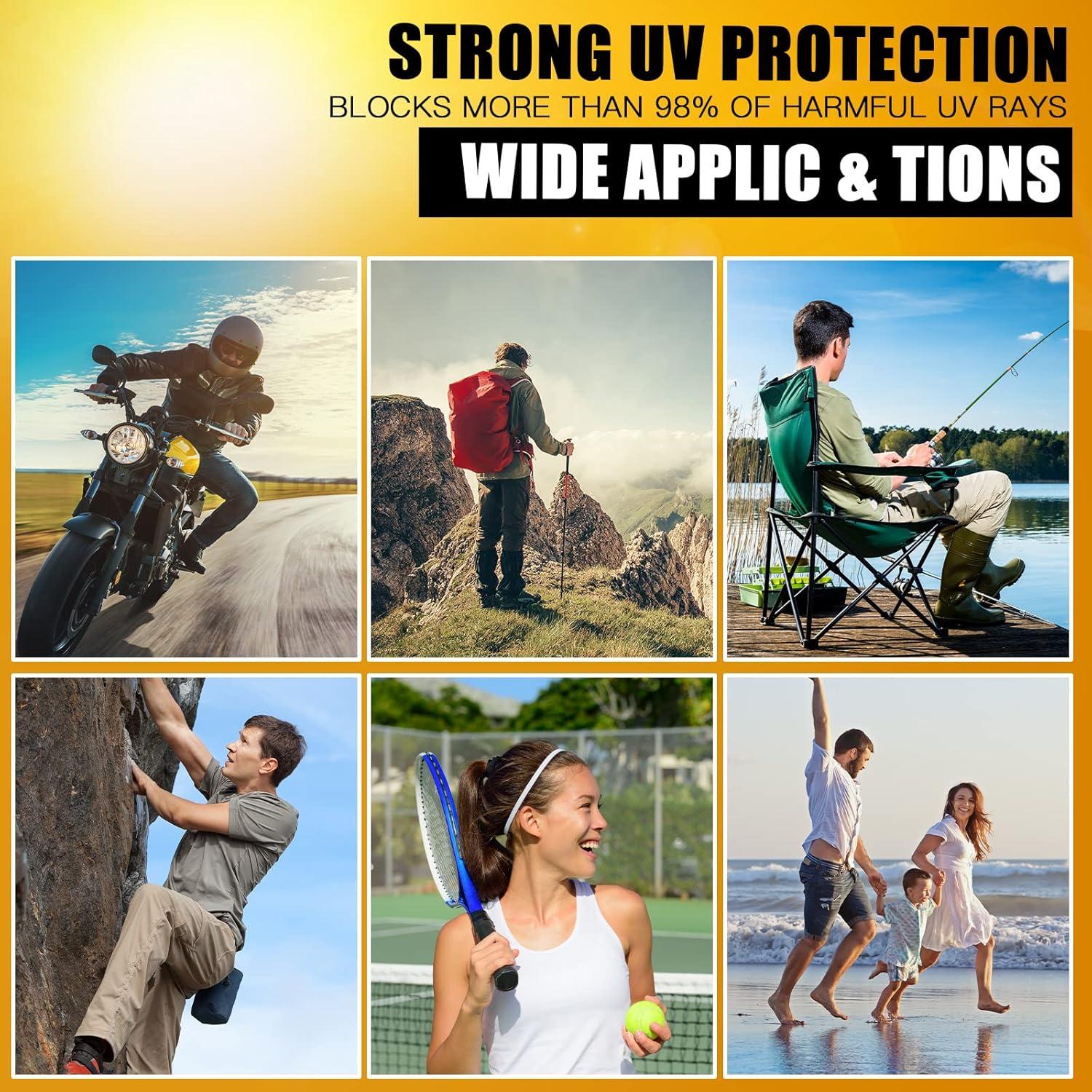 Bufanda Gaiter de Cuello SATINIOR 8 Piezas Estilo Horror