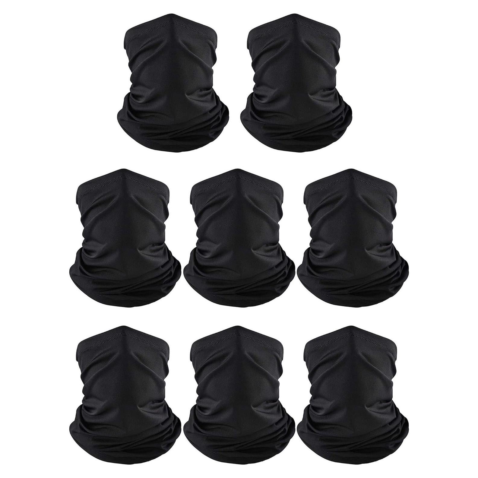 8 Bufandas Gaiter Camuflaje SATINIOR para Hombres UV Verano