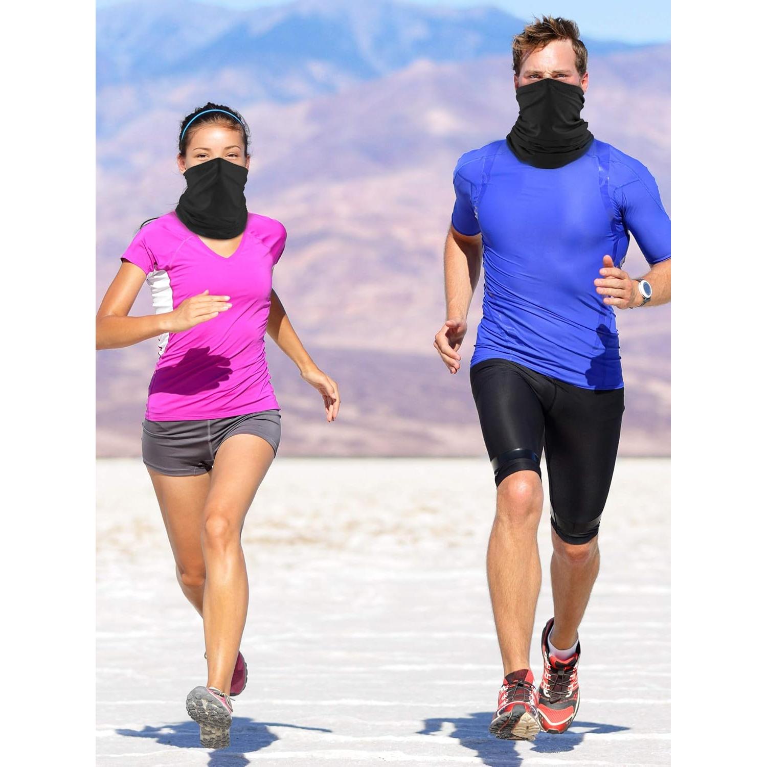 8 Bufandas Gaiter Camuflaje SATINIOR para Hombres UV Verano