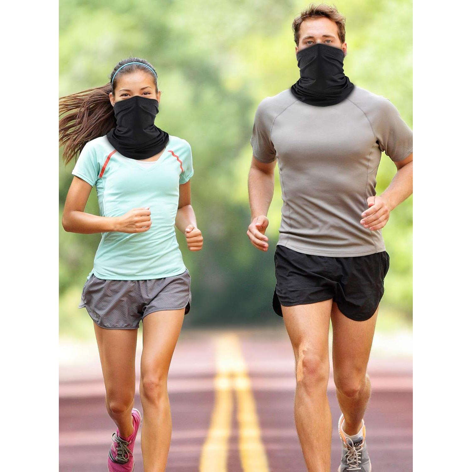 8 Bufandas Gaiter Camuflaje SATINIOR para Hombres UV Verano