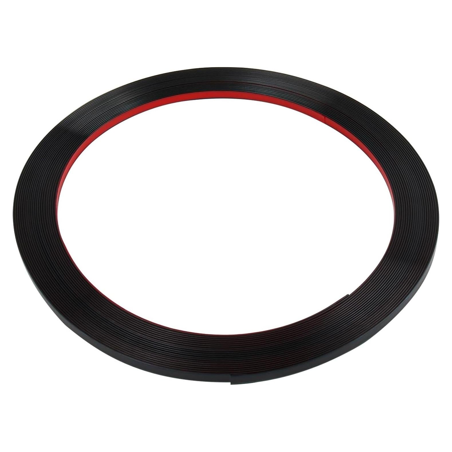 Moldura Flexible Autoadhesiva Yskzyz 2.99m Negra para Paredes