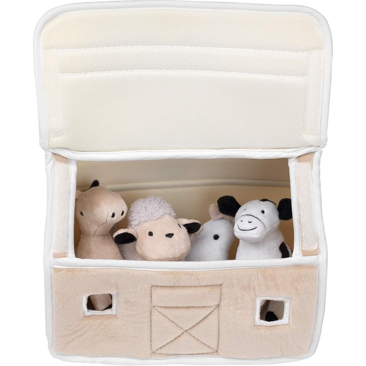 Granja de Corderos Juguete de Peluche 4 Animales 22.86cm