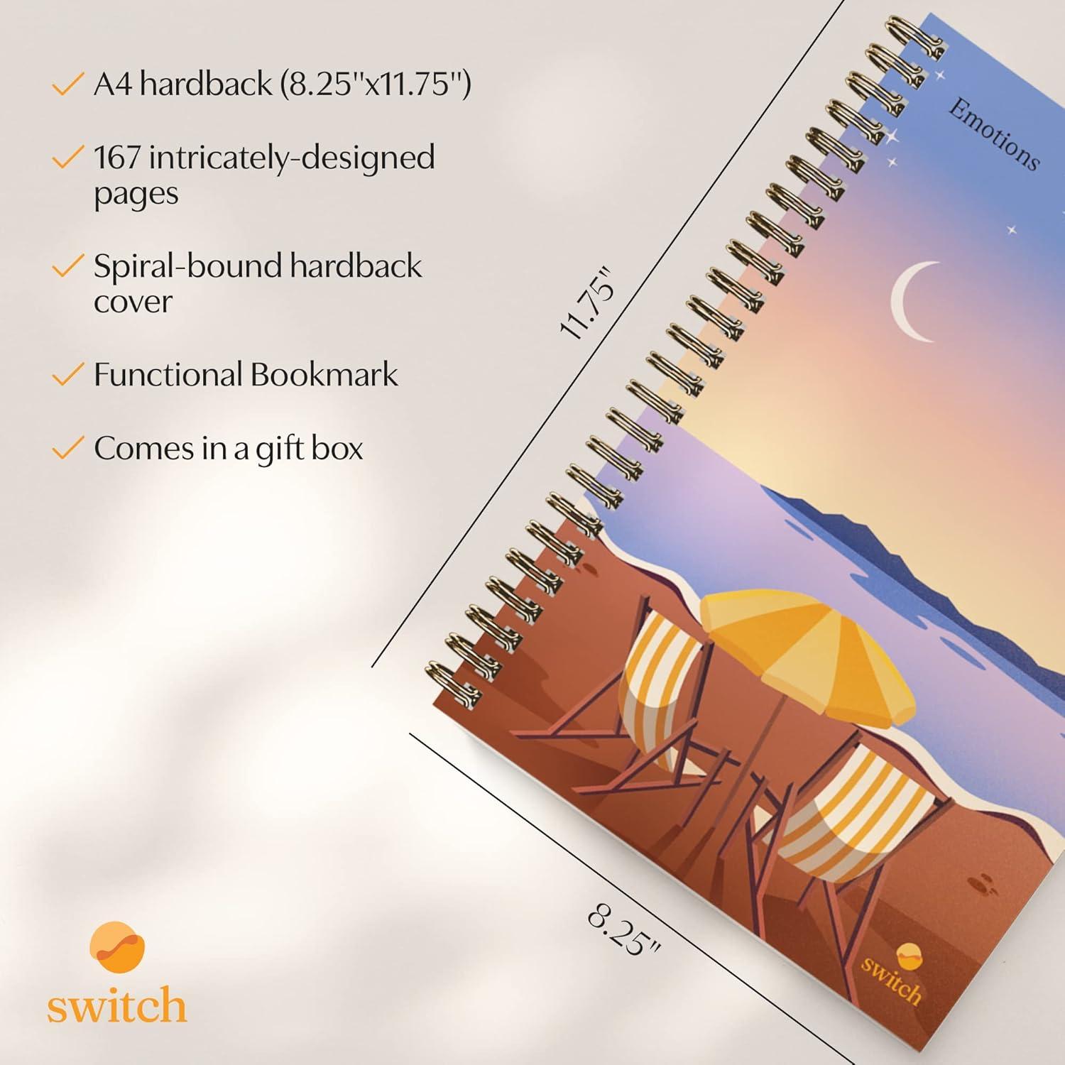 Diario de Emociones Switch Research A4 - Cuidado Personal