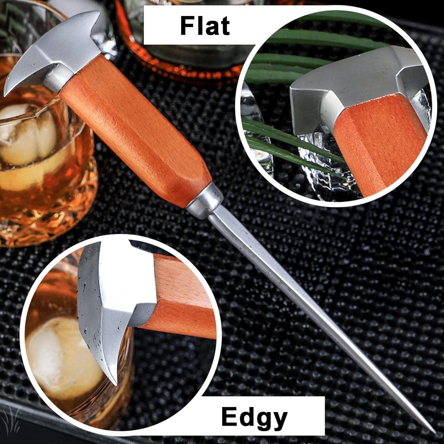 Juego de Pica Hielo y Pinzas SuproBarware Acero Inoxidable 22.86 cm