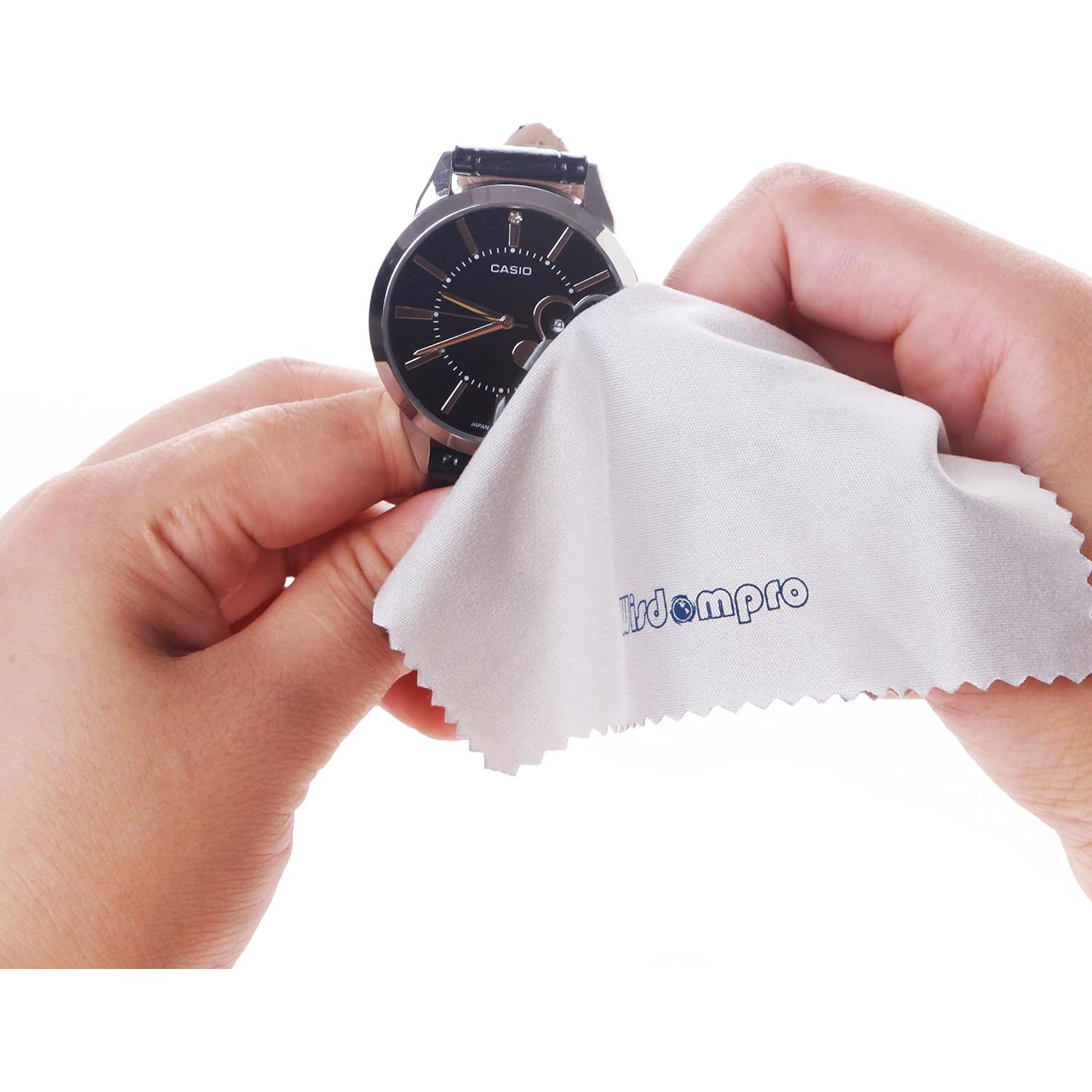 Paquete de 12 Paños de Microfibra Wisdompro 15x15 cm