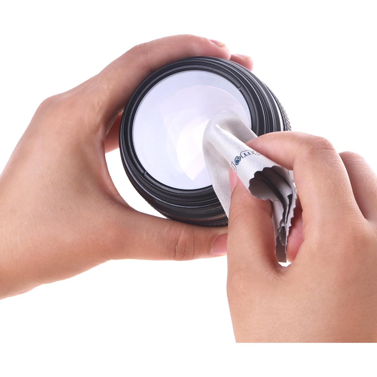 Paquete de 12 Paños de Microfibra Wisdompro 15x15 cm