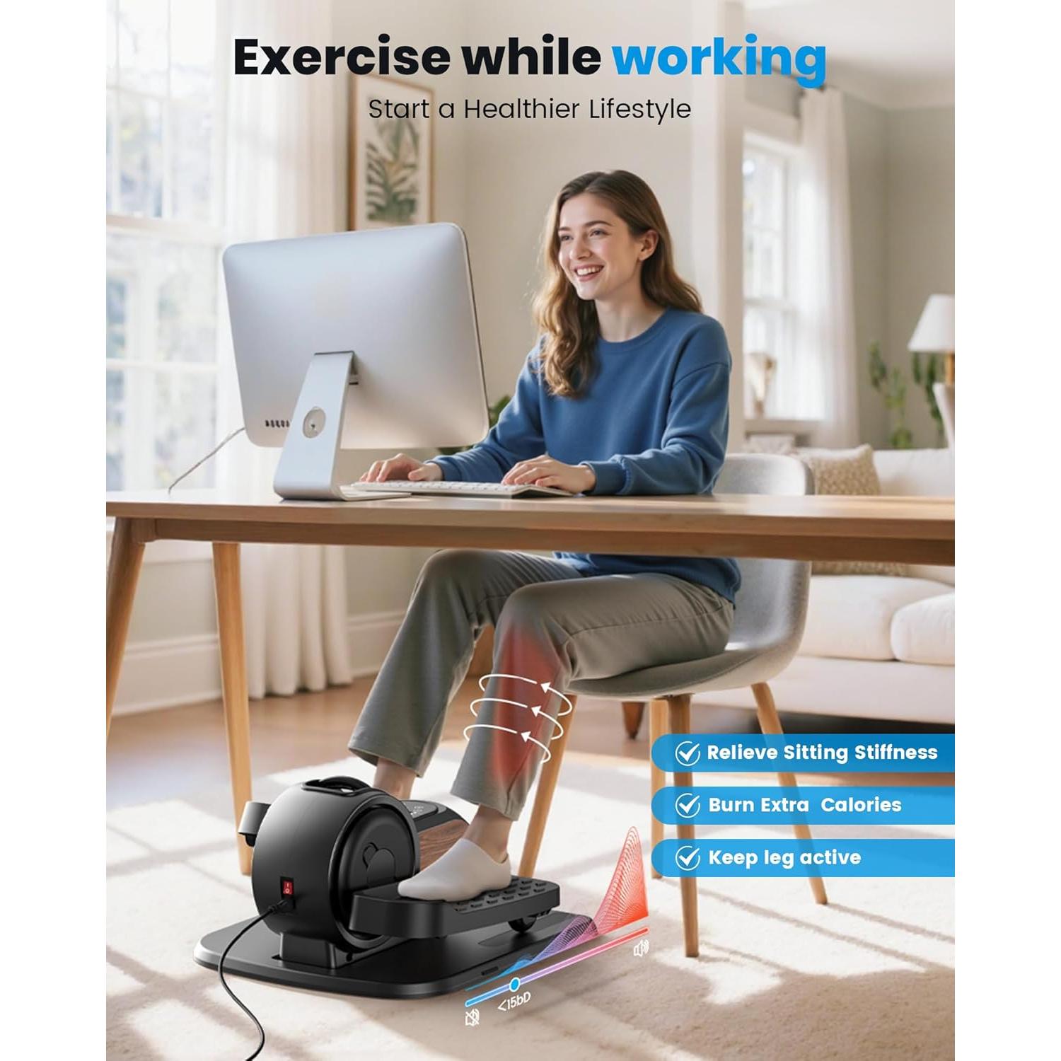 Máquina Elíptica Bajo Escritorio REPOWER EM-001-DJ 10 Niveles