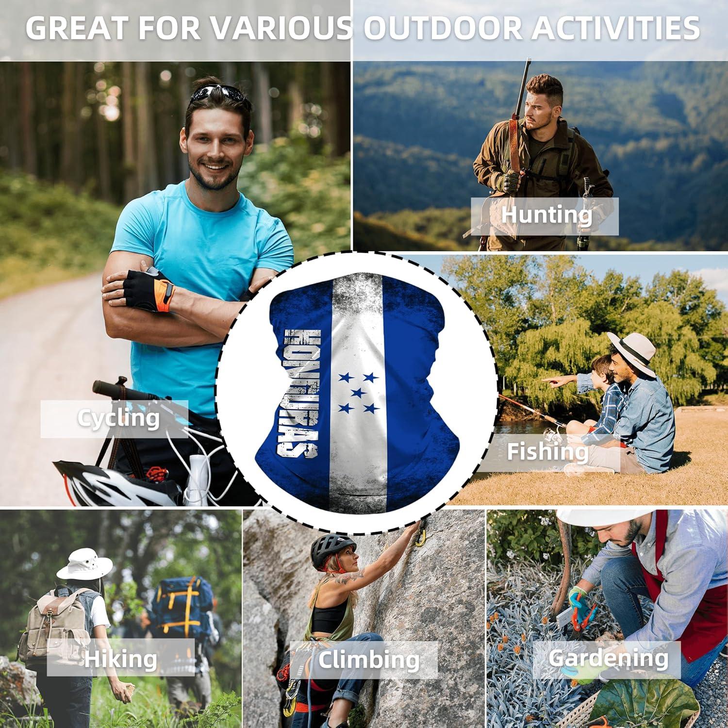 Set de 4 Diademas Multifuncionales Bandera de Honduras