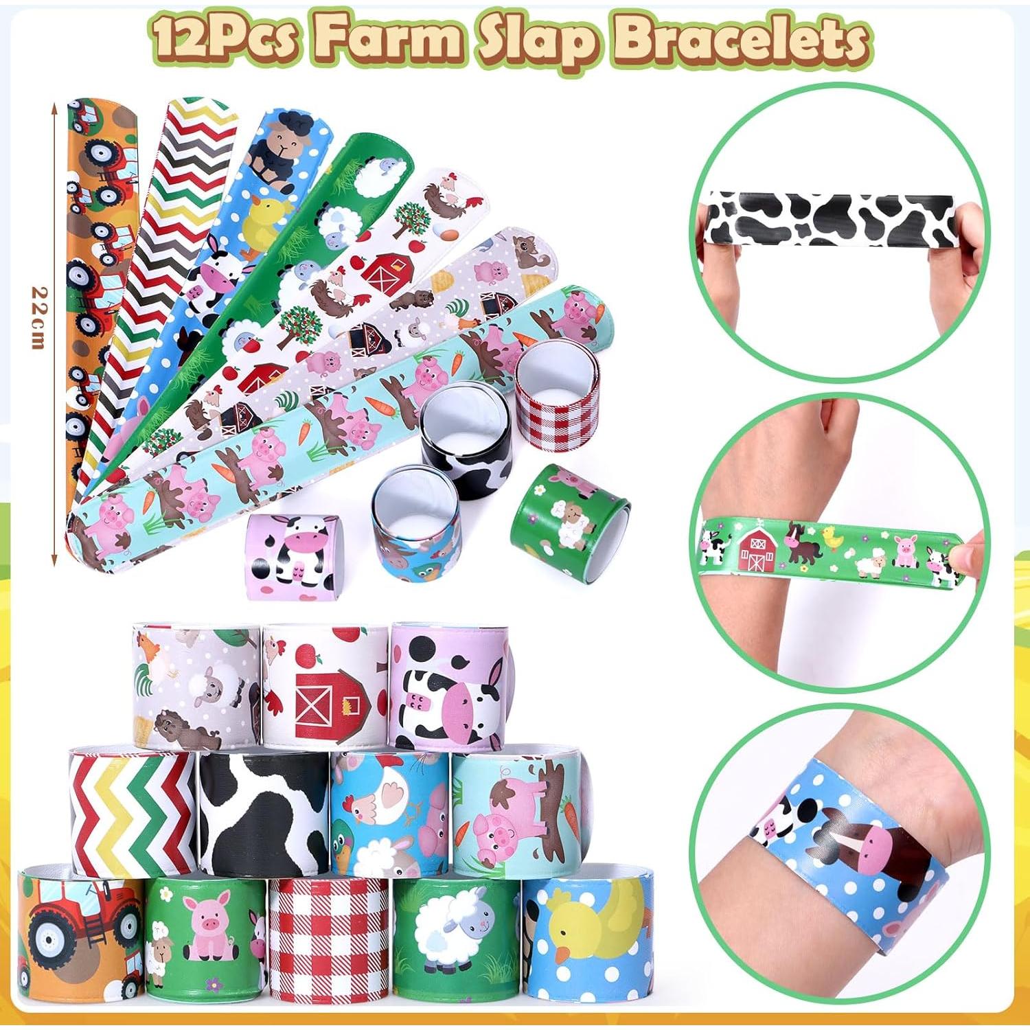 Suministros de Fiesta de Granja Winrayk 98 Piezas para Niños