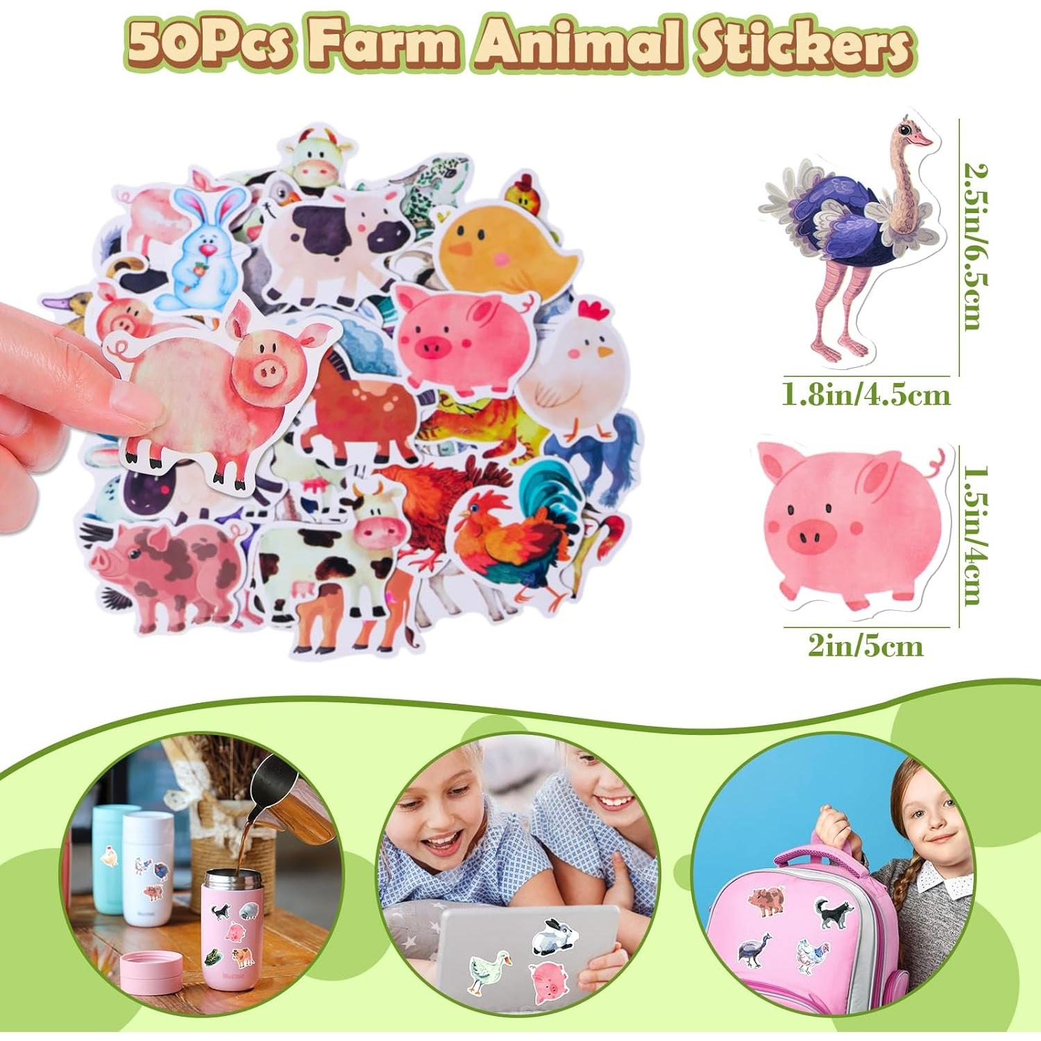 Suministros de Fiesta de Granja Winrayk 98 Piezas para Niños