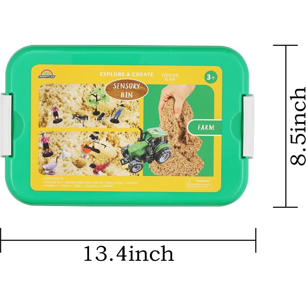 Caja Sensorial de Granja AGENTLAN 0.77 kg con Animales