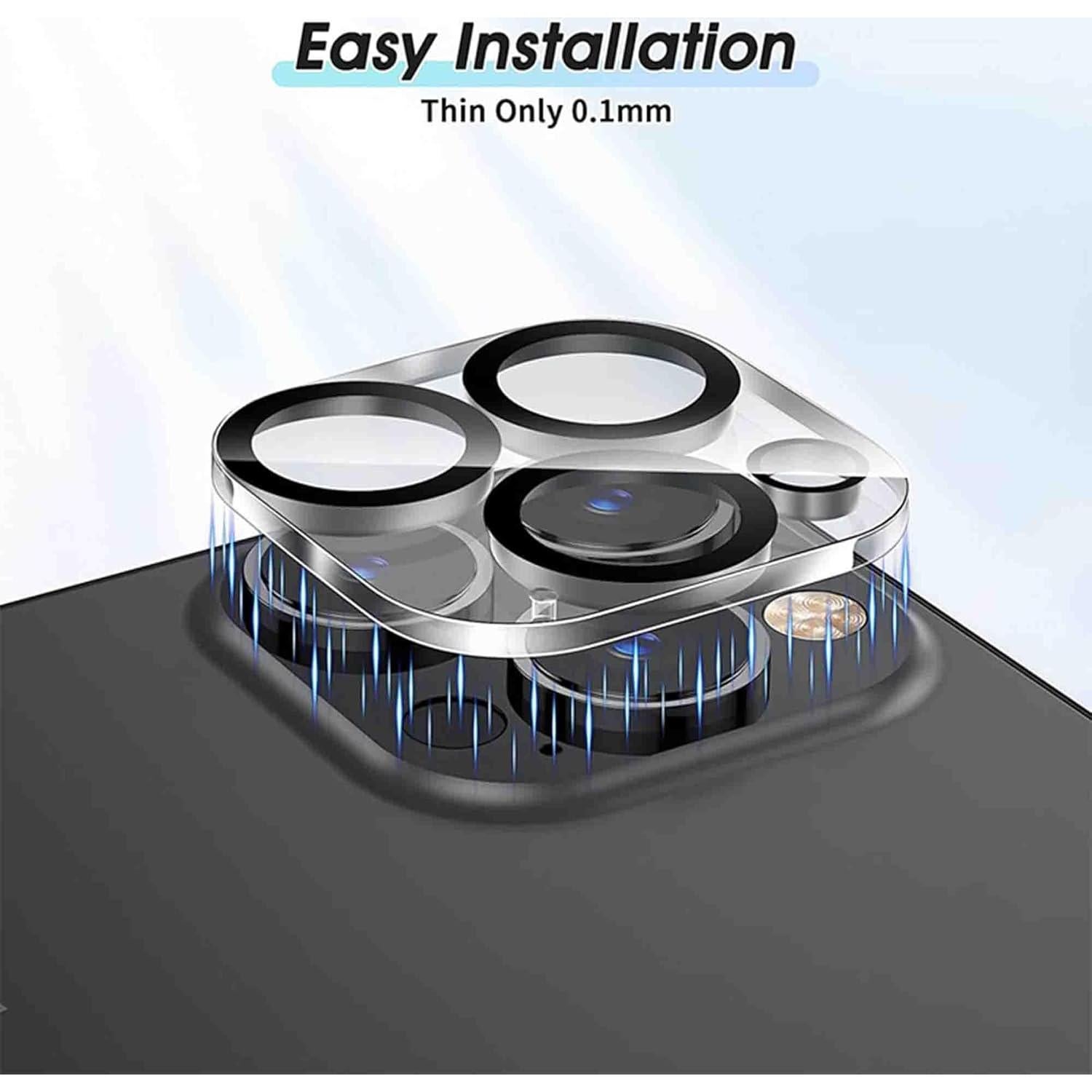 Protector de Lente de Cámara 3D RAMS para iPhone 14/15/16