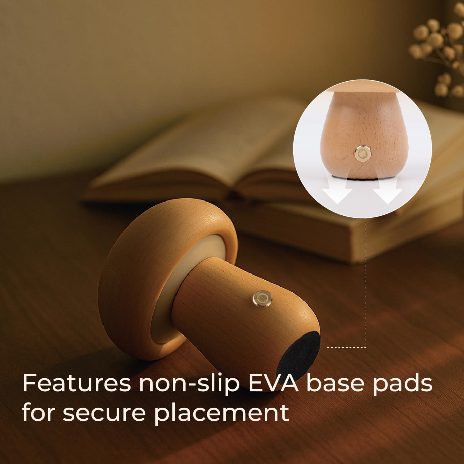 Lámpara de Hongo Recargable SAKSIAPRO 9.9 cm Regulable