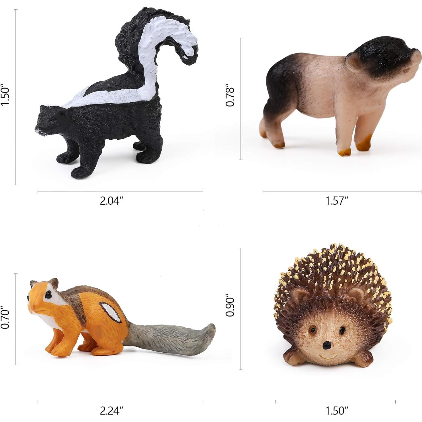 16 Figuras de Animales del Bosque UANDME para Niños
