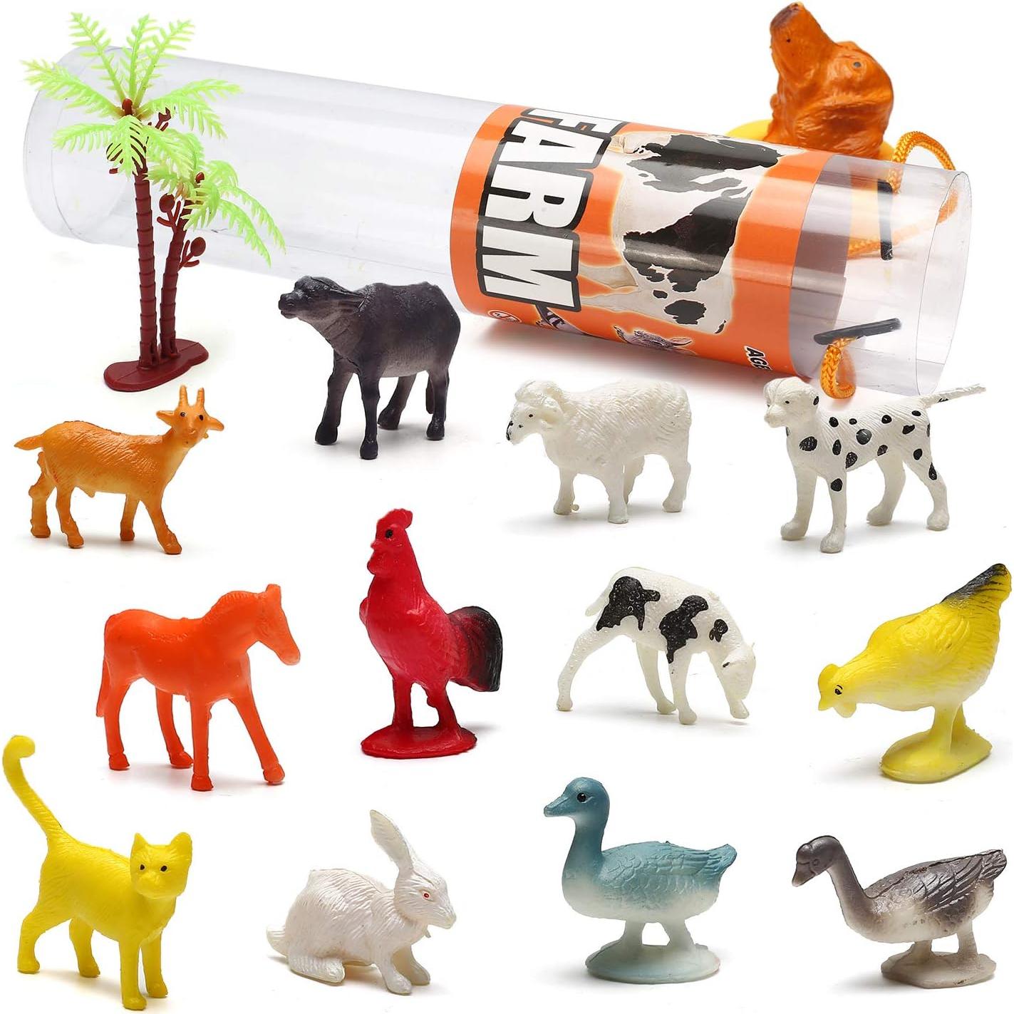 Juego de Animales 82 Piezas Yeonha Toys Set Educativo