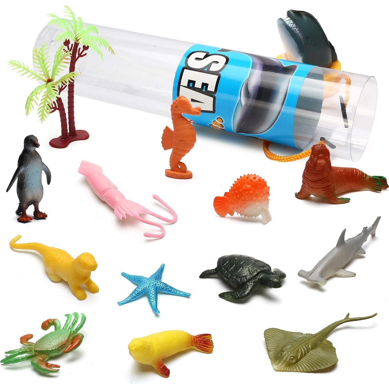 Juego de Animales 82 Piezas Yeonha Toys Set Educativo