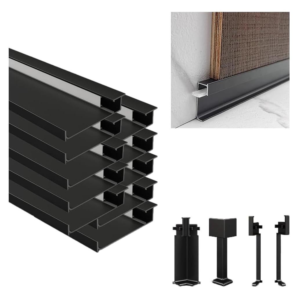 Tira de Luz LED de Aluminio DGLILUAN 1m con Cubierta Lechosa