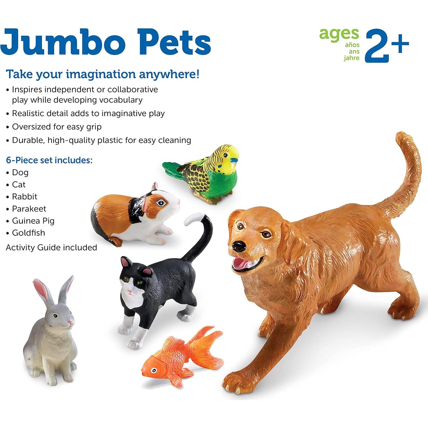 Juguetes de Aprendizaje Jumbo Recursos de Aprendizaje 6 Piezas