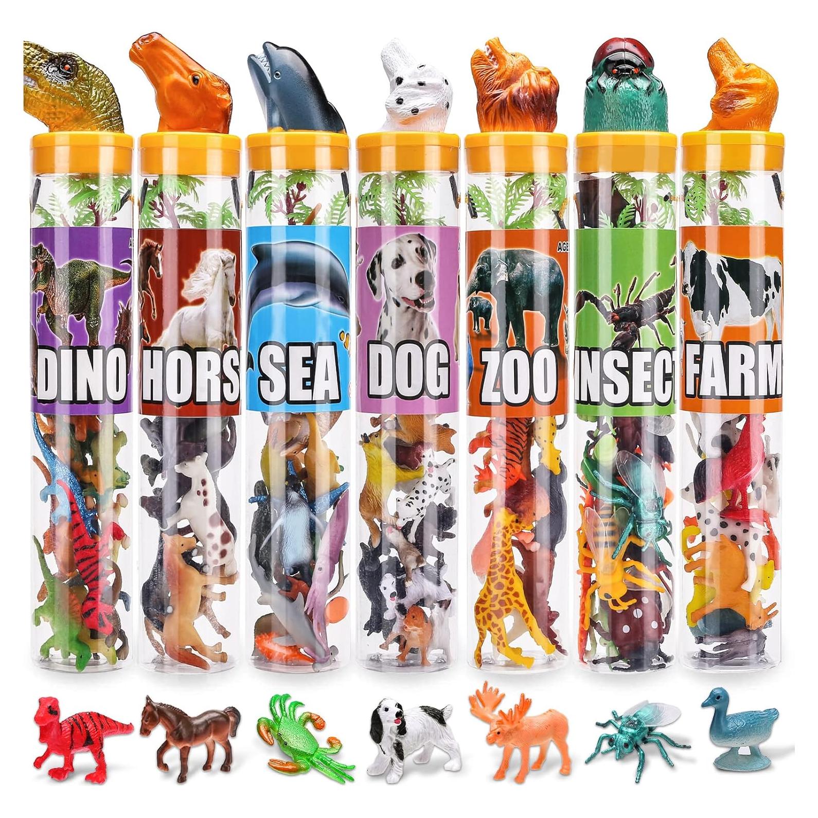 95 Figuras de Animales KarberDark para Niños 3+