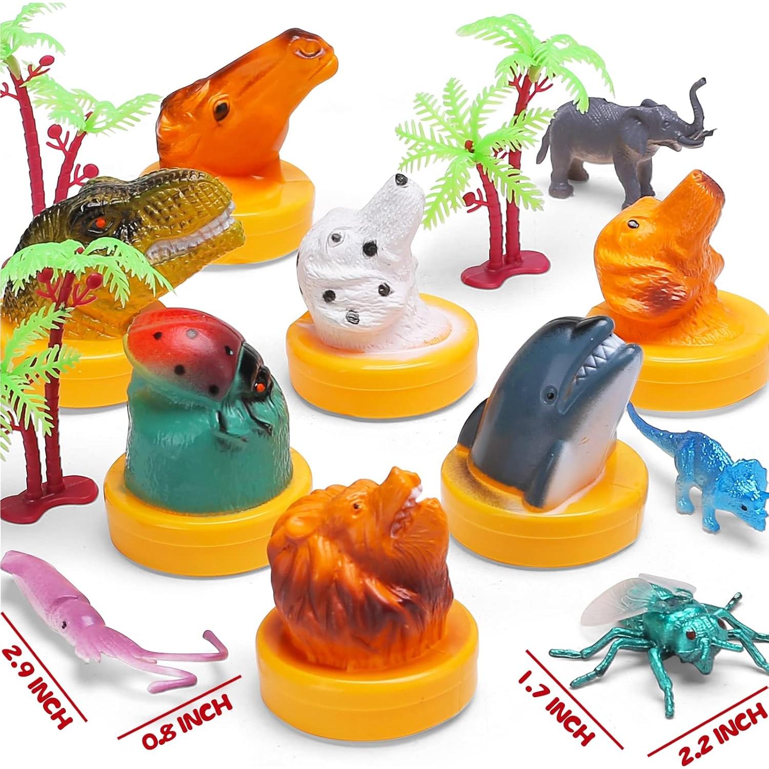 95 Figuras de Animales KarberDark para Niños 3+