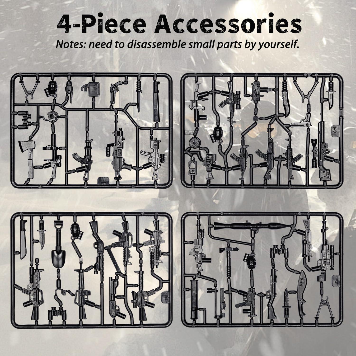 Set de Juguetes Militares HIMIRICH - Armas Básicas para Niños 3+