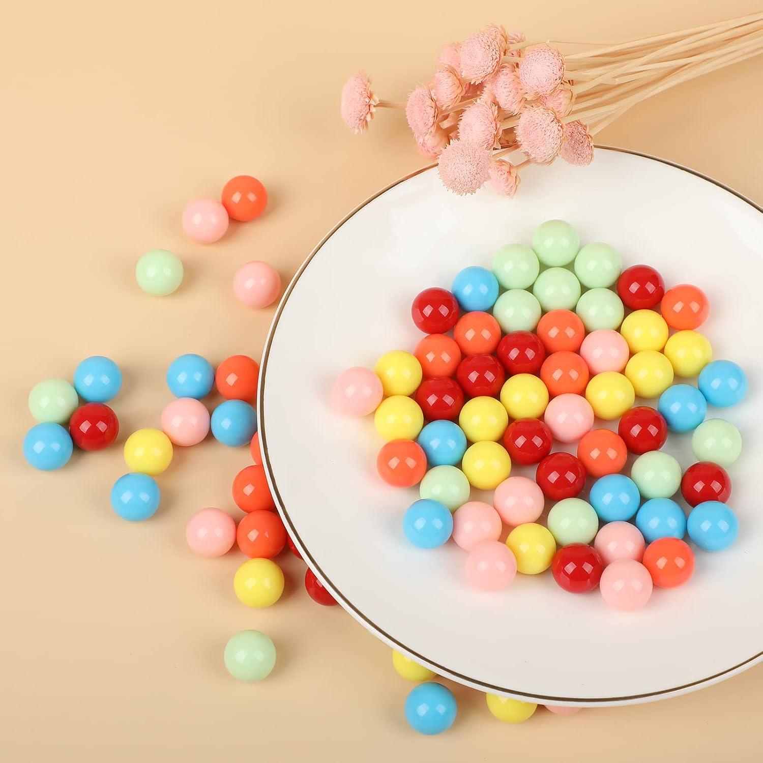 Bolas de Acrílico de Reemplazo Laviesto 12mm 84pcs Multicolores