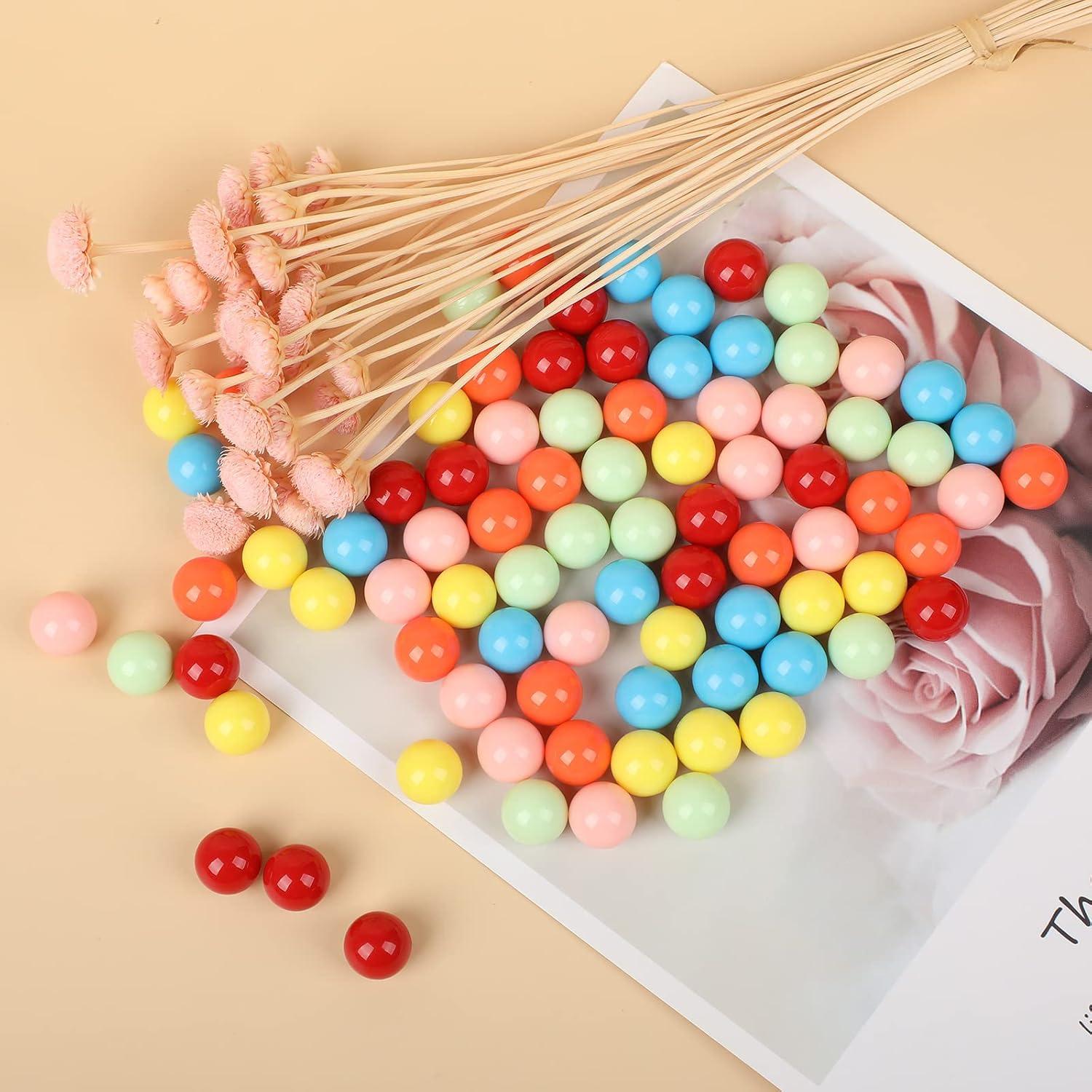 Bolas de Acrílico de Reemplazo Laviesto 12mm 84pcs Multicolores