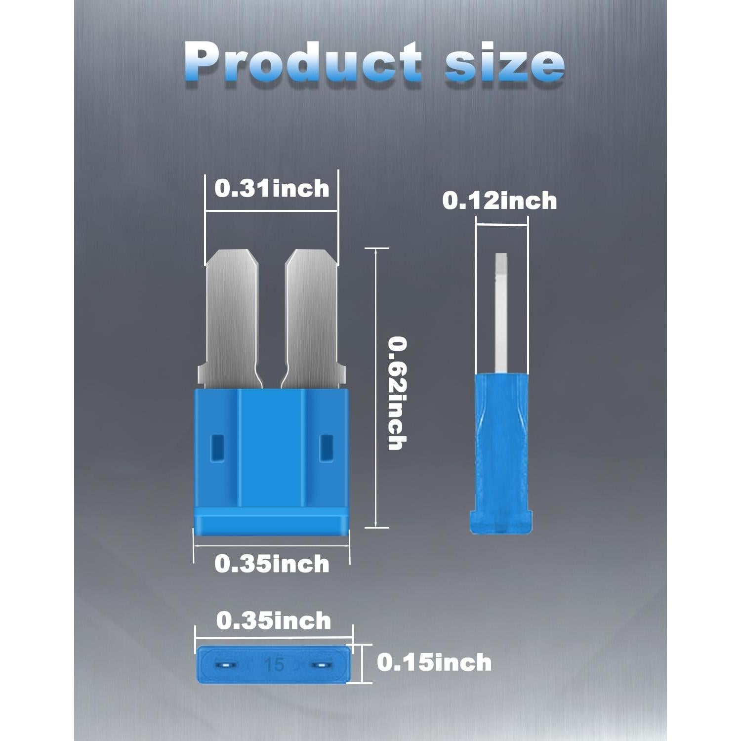 Kit de Fusibles Micro 2 Riseuvo 126pcs para Coche y RV