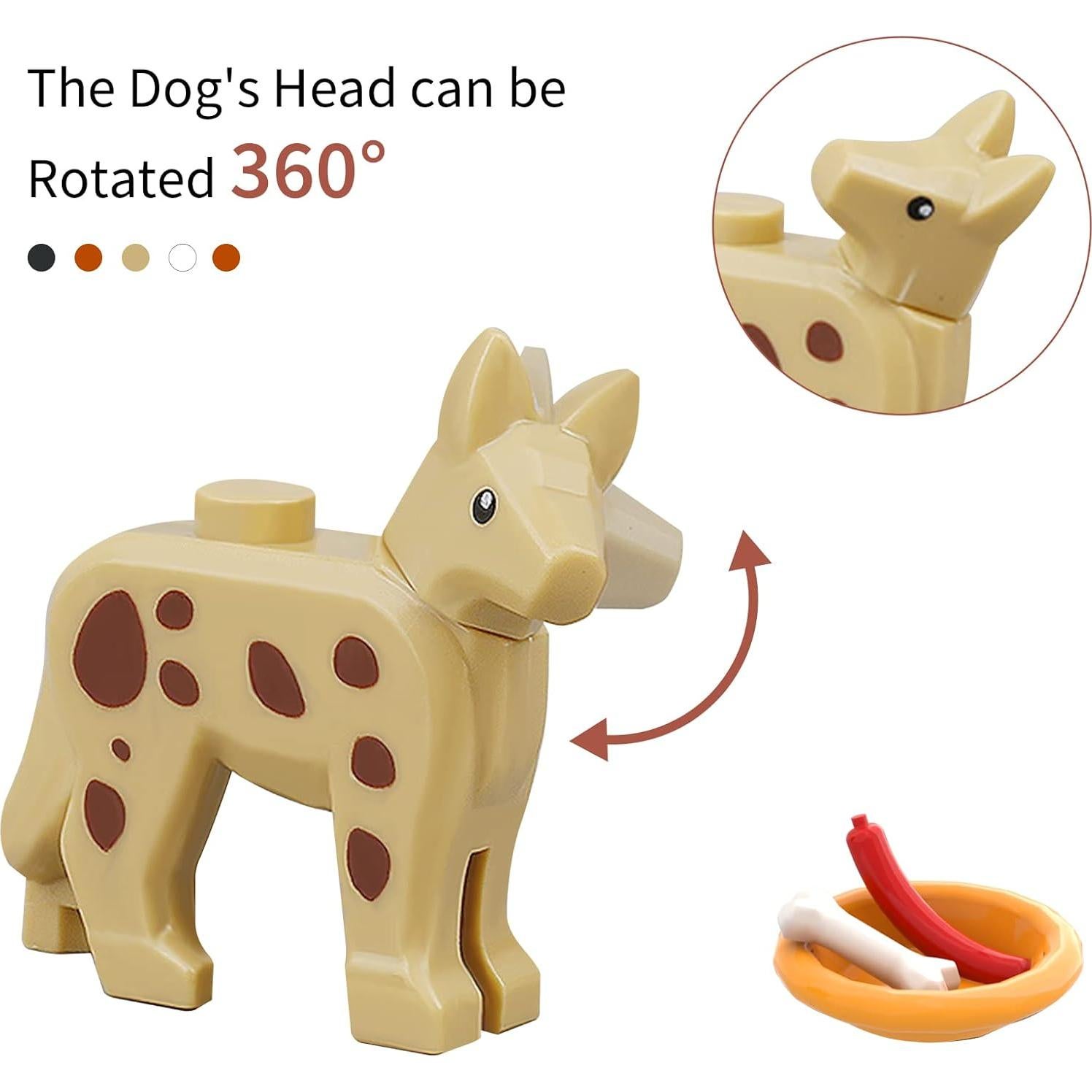 Juego de Bloques de Construcción Casa para Perros PIPART 109 Piezas