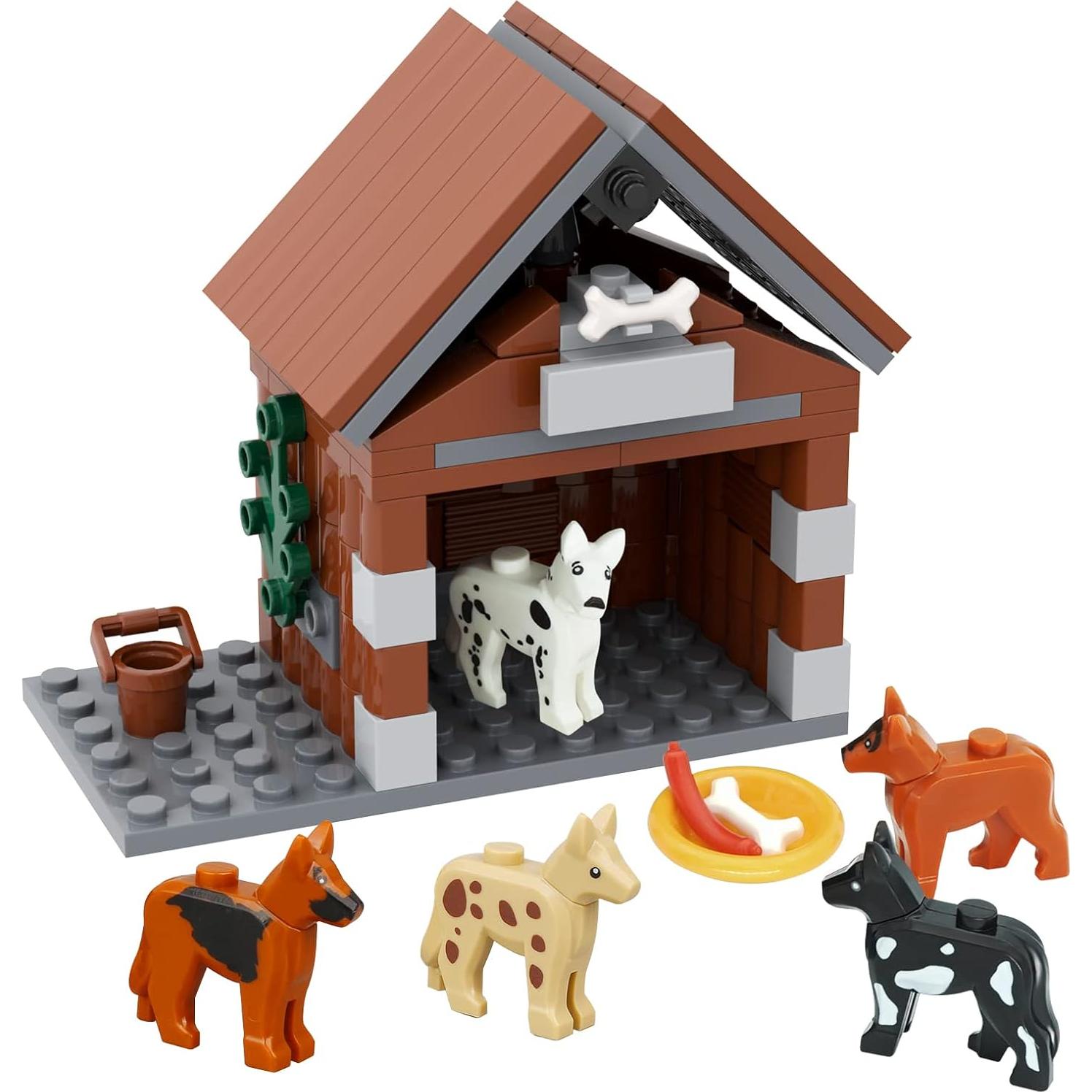 Juego de Bloques de Construcción Casa para Perros PIPART 109 Piezas