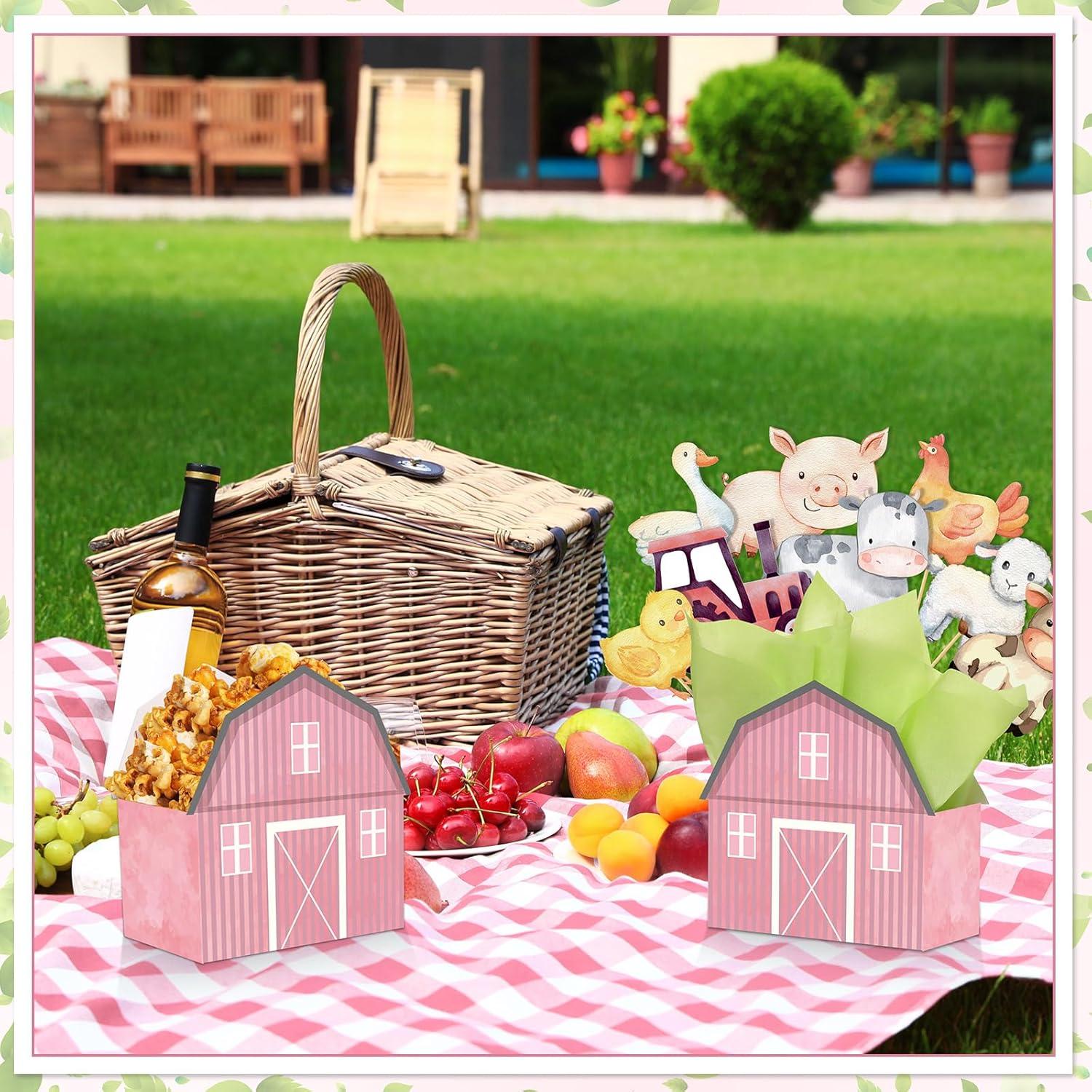 Centros de Mesa Animales de Granja 122 Pcs Seenelling