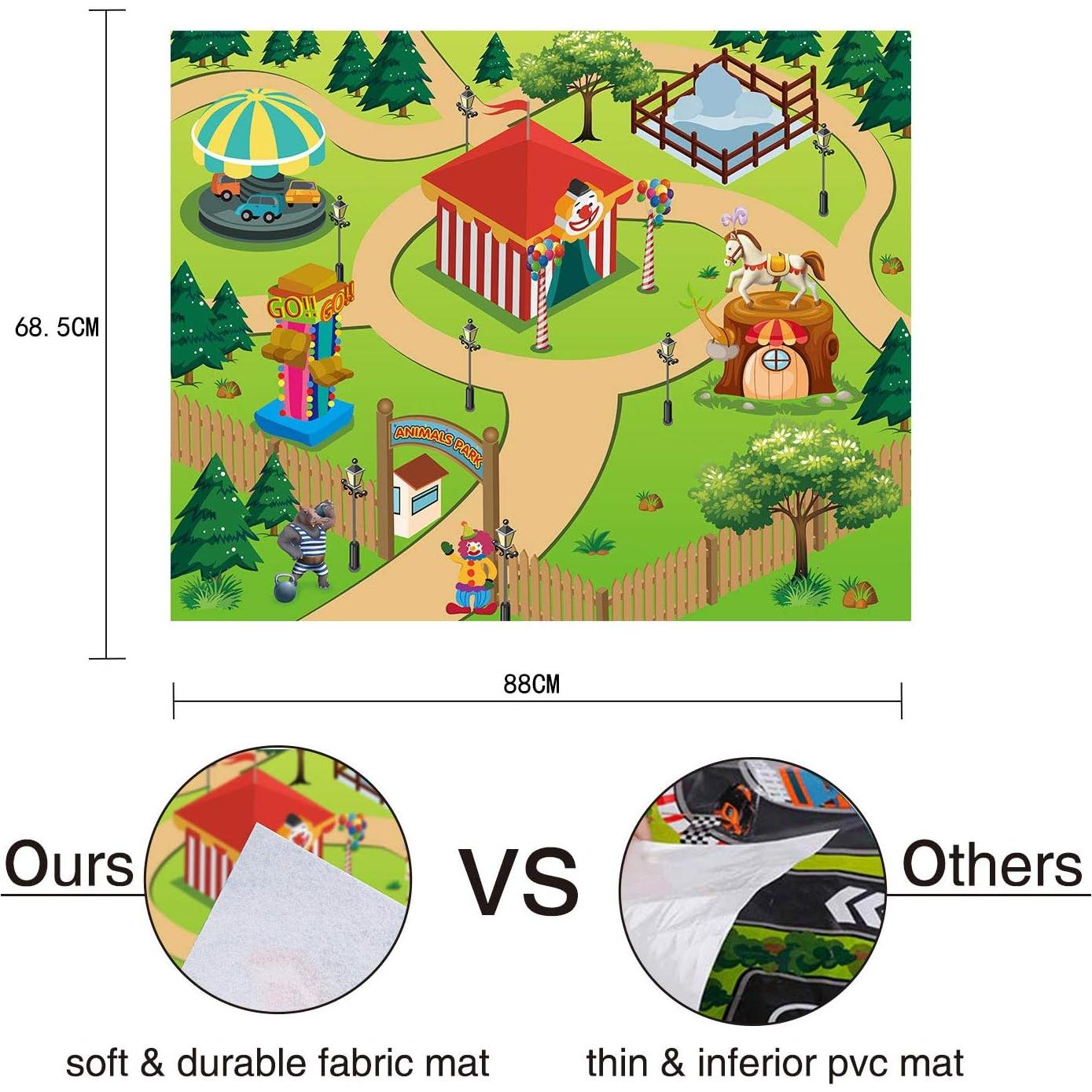 15 Animal Toys for Boys Realistic Safari Animals Farm Zoo Educational Toy Gift with Play Mat for 2 3 4 5 6 7 Year Old Girls Toddlers Kids