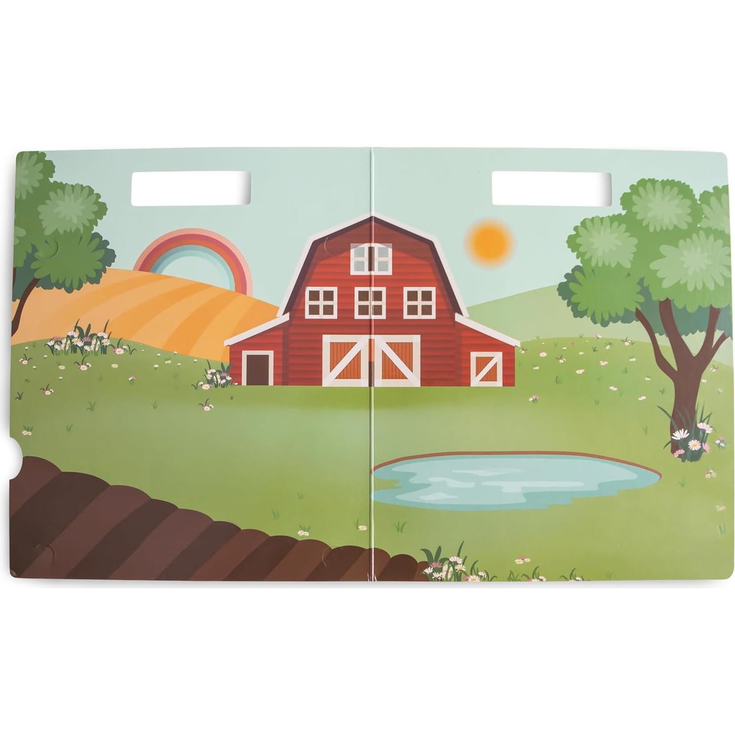 Set de Stickers Reutilizables Mushie Granja 50 Piezas