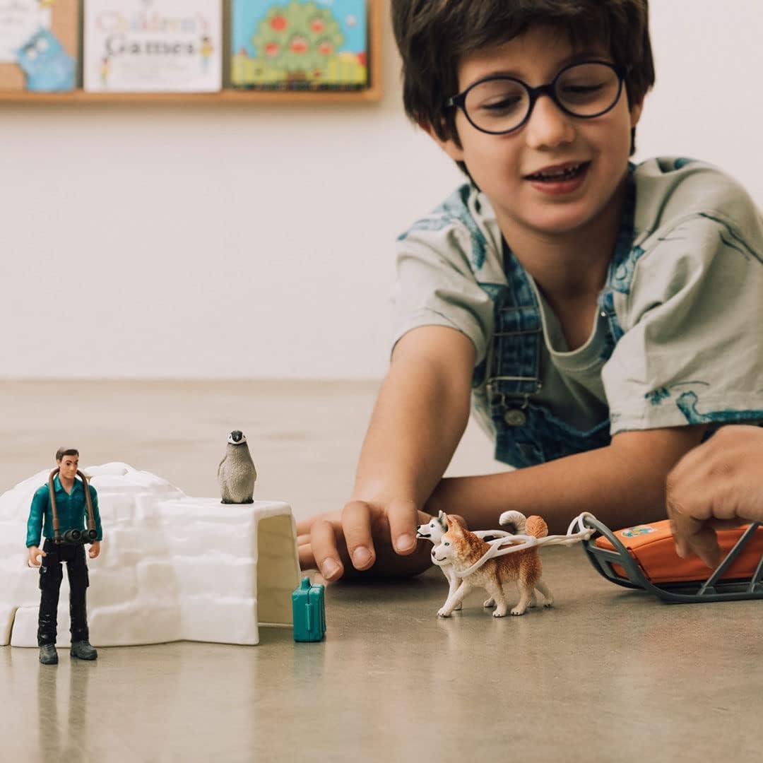 Juego de Juguetes de Animales Salvajes Schleich Antártida