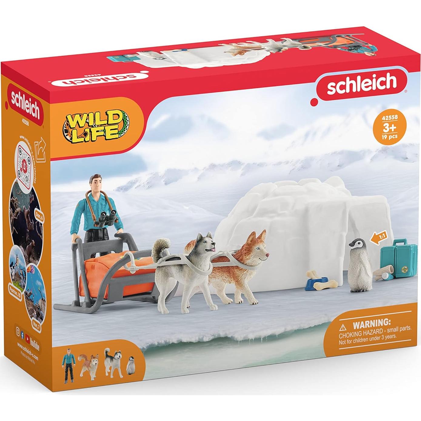 Juego de Juguetes de Animales Salvajes Schleich Antártida