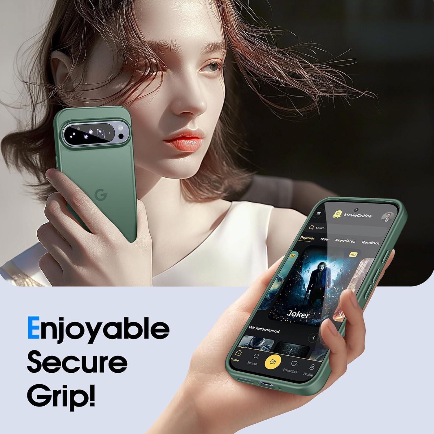 Funda JAME Verde Alpino para Google Pixel 9 Pro XL 6.8"