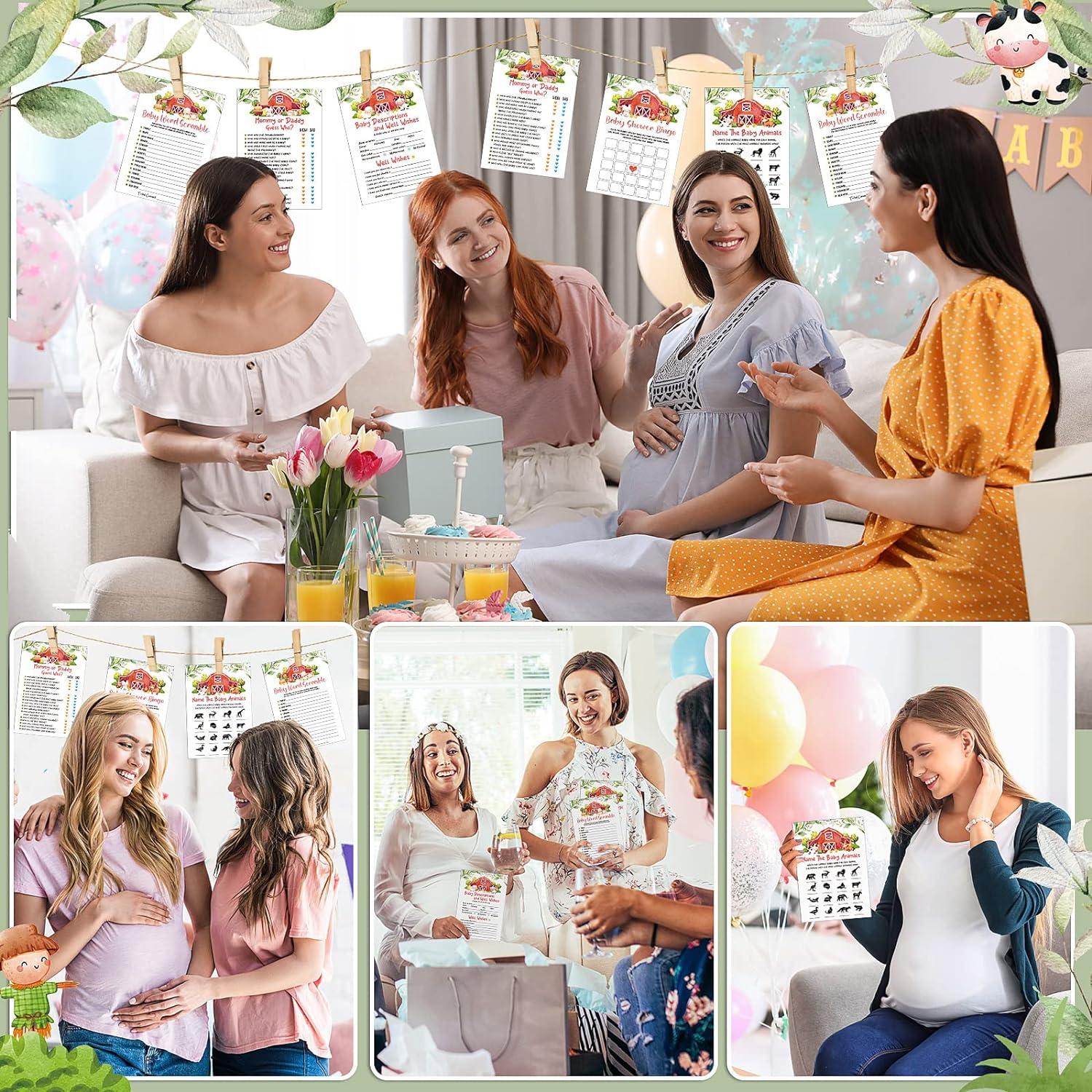 Conjunto de Juegos de Acuarela Nuanchu 150 Pcs Baby Shower