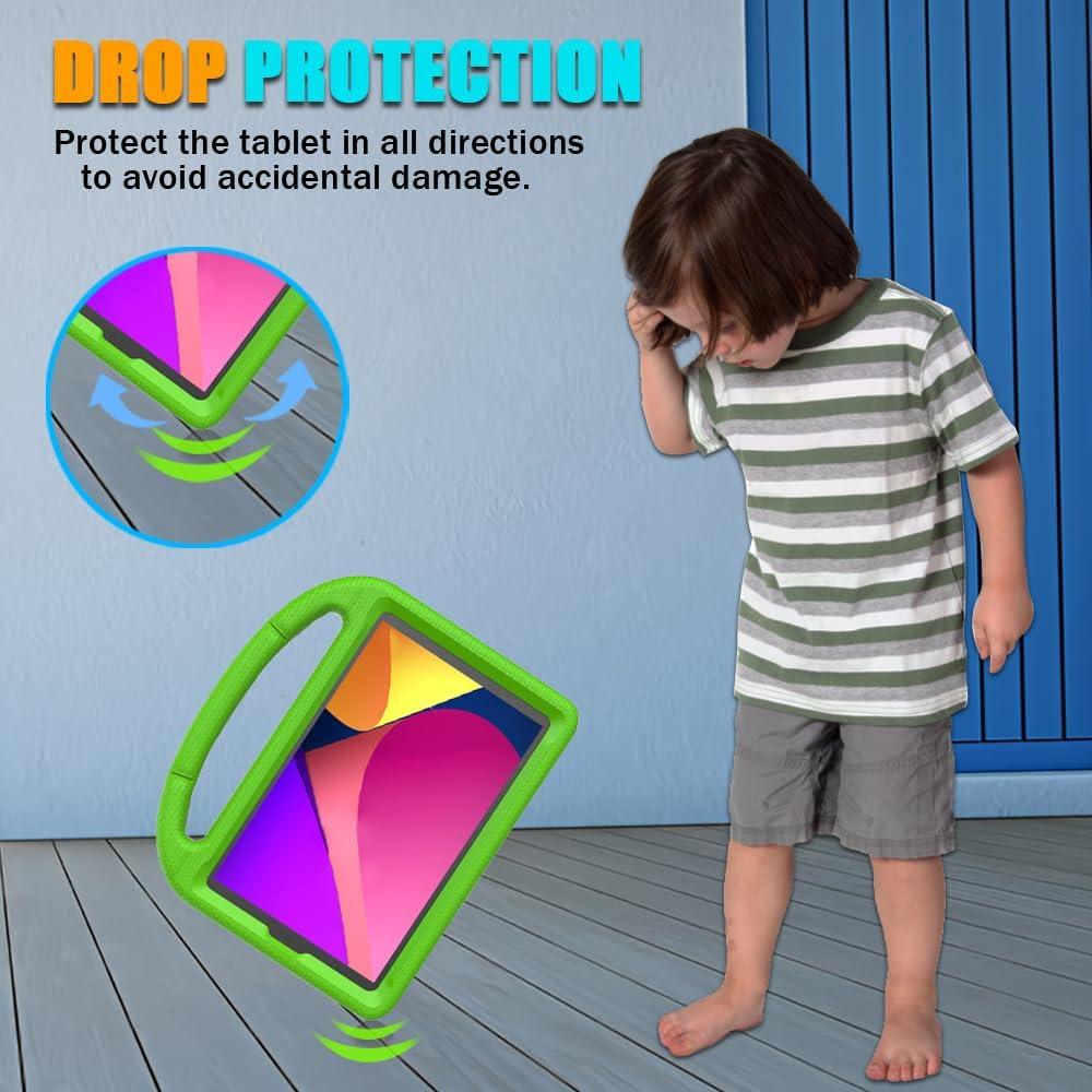 Funda TCL Tab 8 LE para Niños Verde - Resistente a Golpes