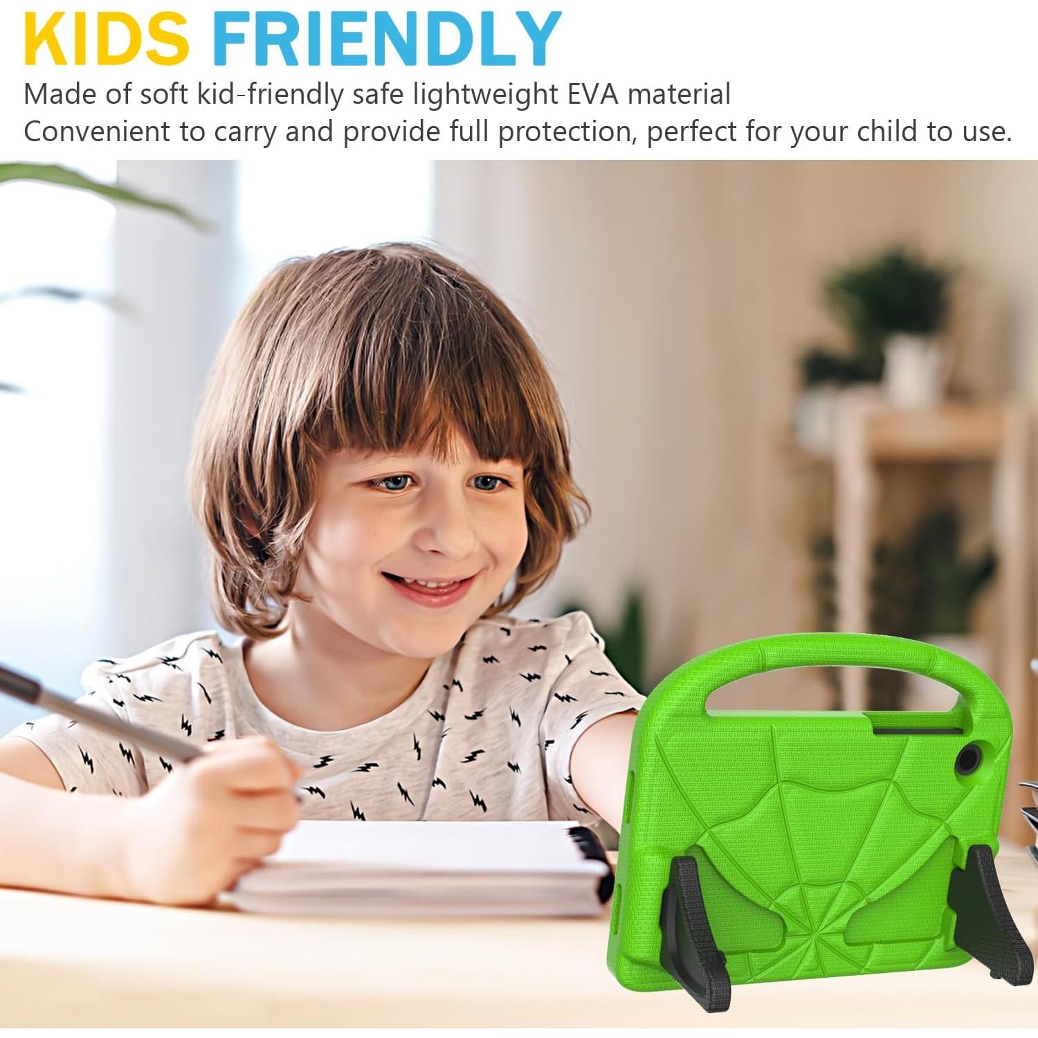 Funda TCL Tab 8 LE para Niños Verde - Resistente a Golpes