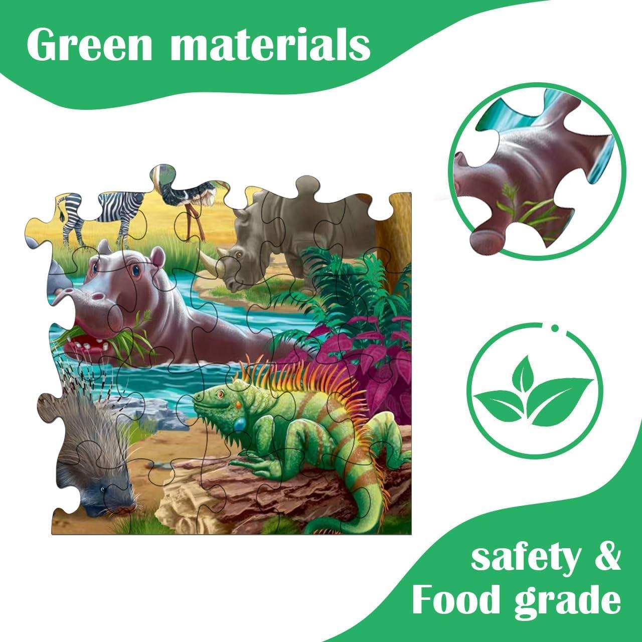 Rompecabezas RANSUNN 60 Piezas Animales 4-8 Años