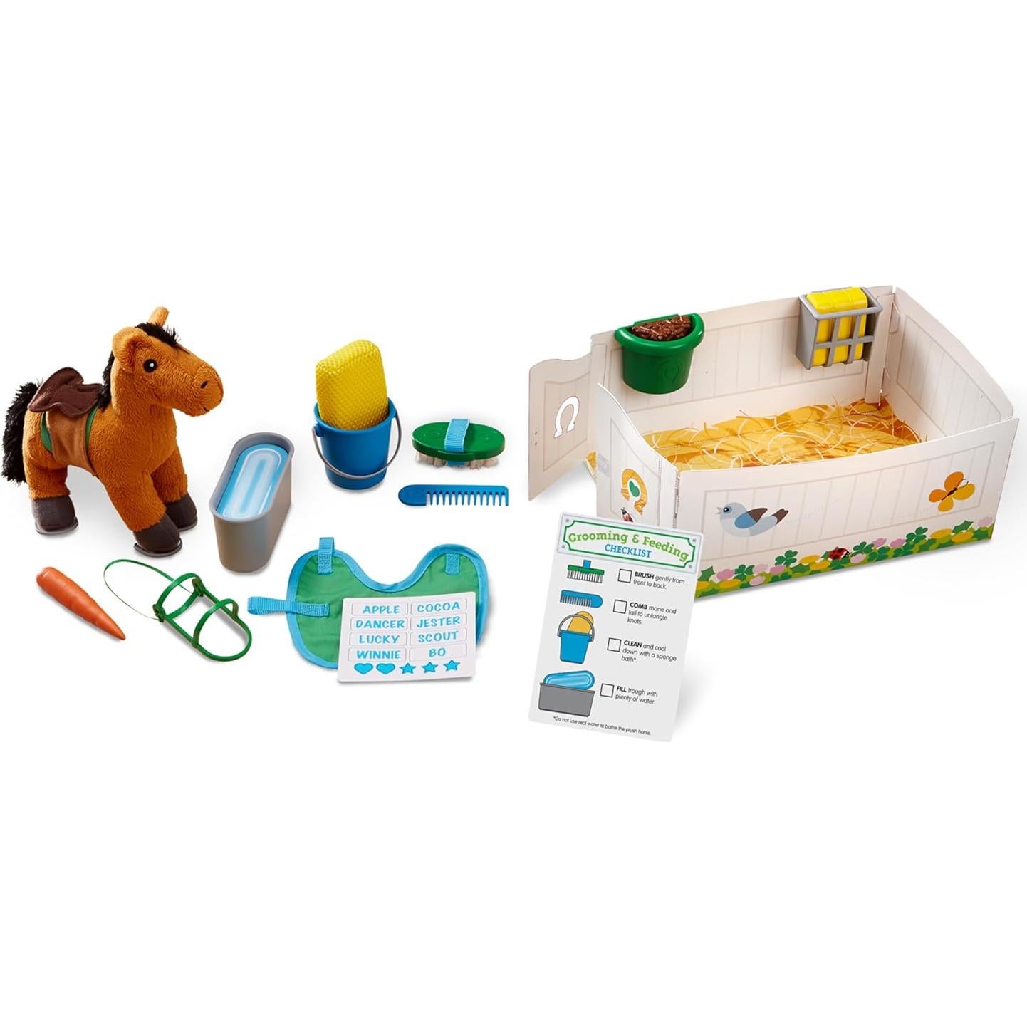 Juego de Cuidado de Caballos Melissa & Doug 23 Piezas
