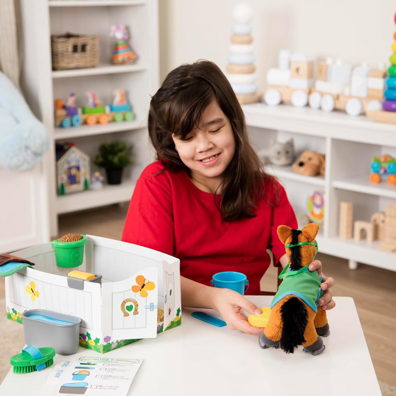 Juego de Cuidado de Caballos Melissa & Doug 23 Piezas