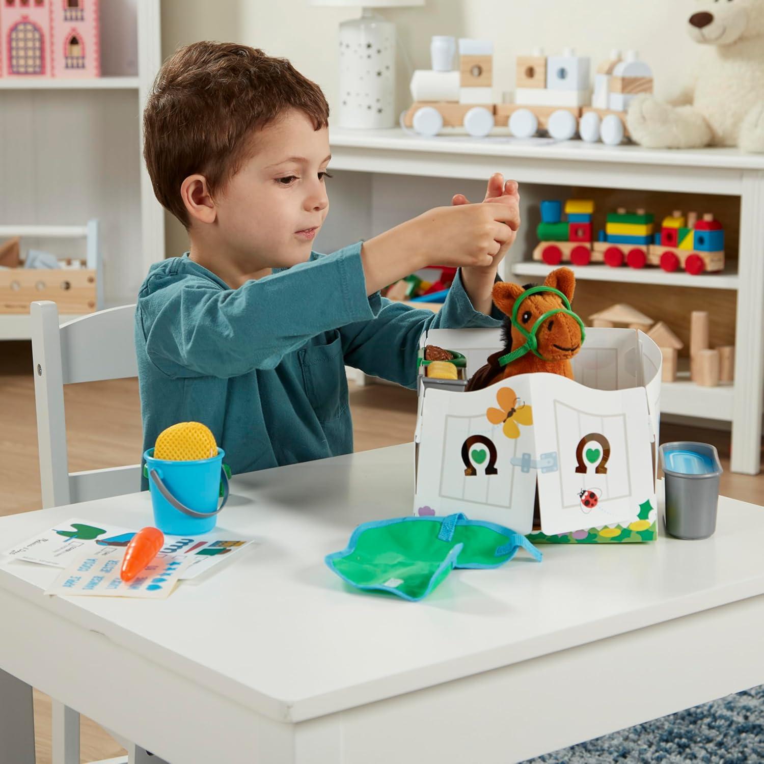 Juego de Cuidado de Caballos Melissa & Doug 23 Piezas