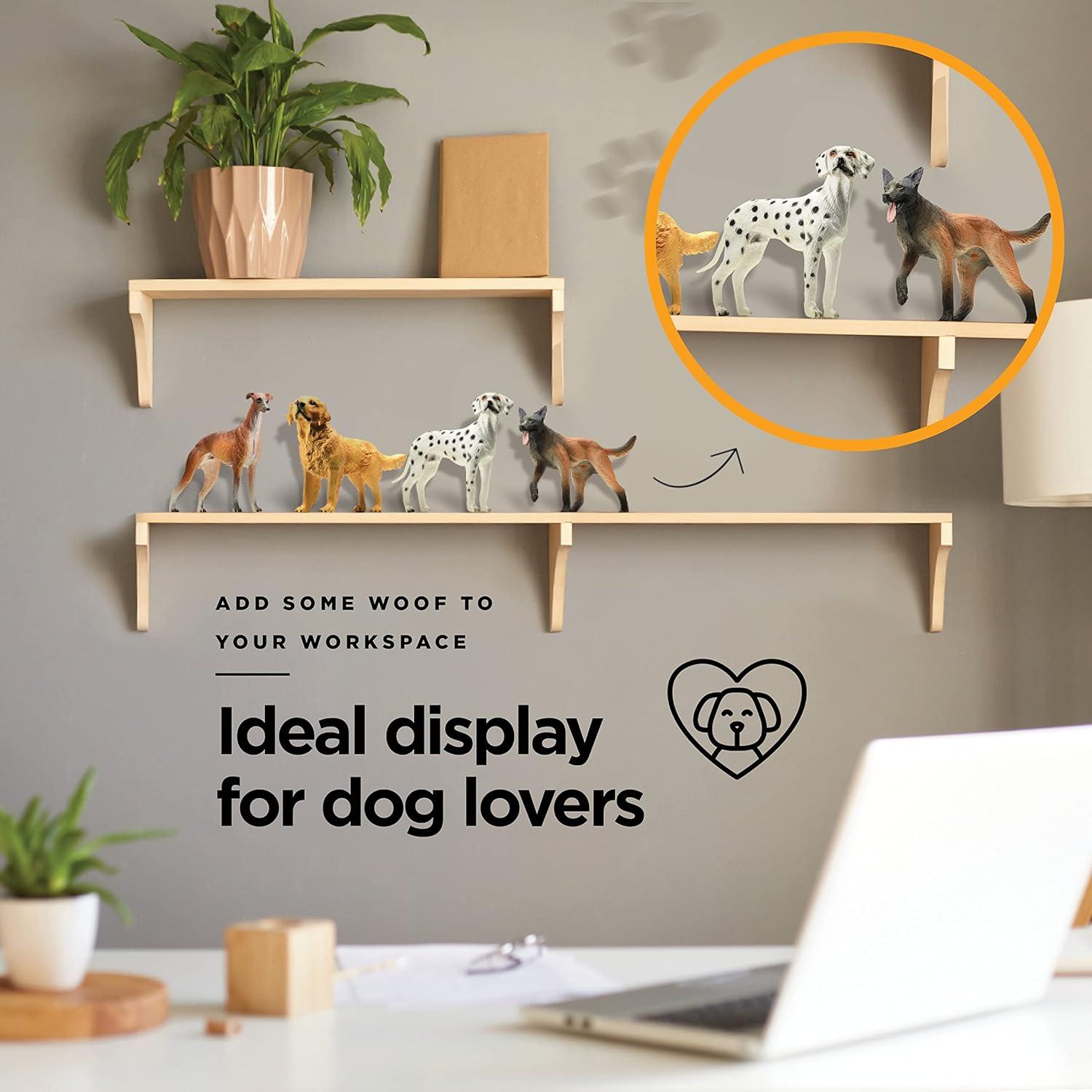 Figuritas de Perro Stargo - Set 12 Figuras Realistas 12,7 cm