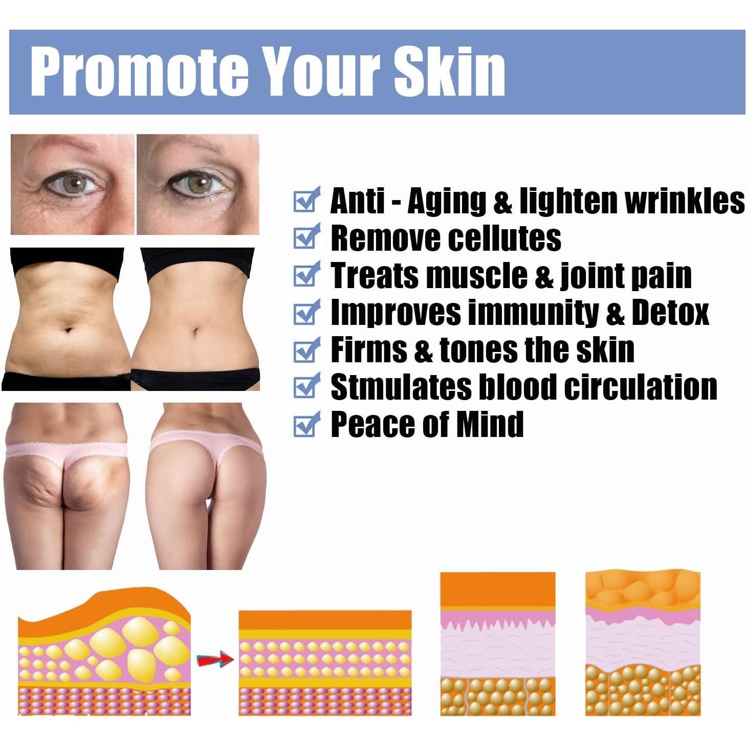 Juego de Ventosas de Silicona MAFLY para Masaje Facial y Corporal